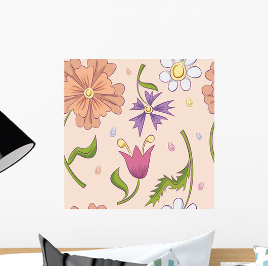 Seamless Pattern Wall Decal Design 4
