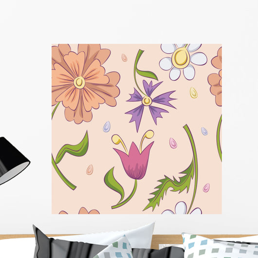 Seamless Pattern Wall Decal Design 4