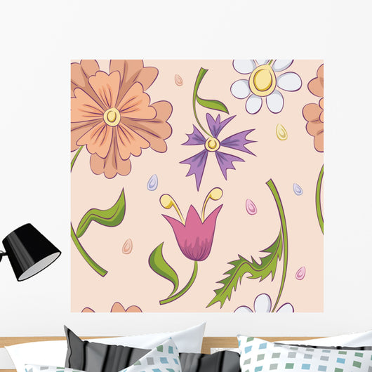 Seamless Pattern Wall Decal Design 4