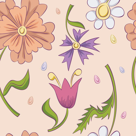 Seamless Pattern Wall Decal Design 4