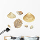 Watercolor Seashells 1 Wall Decal Sticker Set