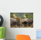 Two Bull Moose Alces Wall Decal