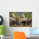 Two Bull Moose Alces Wall Decal