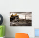 View on Seine River and Eiffel Tower in Paris, France Wall Mural