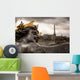 View on Seine River and Eiffel Tower in Paris, France Wall Mural