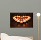 Heart of Candles Wall Mural