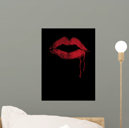 Vampire's Kiss Wall Decal
