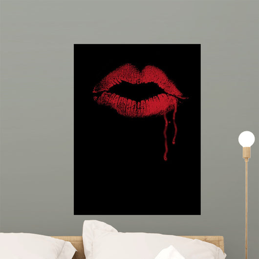 Vampire's Kiss Wall Decal