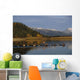 Caribou Herd Swimming Wall Mural