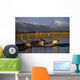 Caribou Herd Swimming Wall Mural