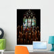 Candles and Stained-glass Window