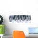 Panoramic View Of Hoar Frost Covered Spruce Trees Wall Mural