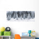 Panoramic View Of Hoar Frost Covered Spruce Trees Wall Mural