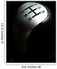 Manual car gear shift Wall Mural