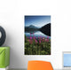 Scenic View Of Auke Lake On A Clear Day With Fireweed Wall Mural