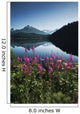 Scenic View Of Auke Lake On A Clear Day With Fireweed Wall Mural