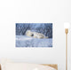 Polar Bear Sow & Cubs Resting In Snow Churchill Canada Wall Mural