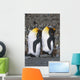 Pair Of King Penguins Sleeping Standing Up Wall Mural