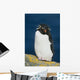 Portrait Of Rockhopper Penguin Standing Wall Mural