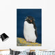 Portrait Of Rockhopper Penguin Standing Wall Mural
