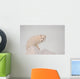 Arctic Fox Stands In Late Afternoon Sun On Top Of A Large Chunk Of Ice Wall Mural