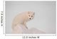 Arctic Fox Stands In Late Afternoon Sun On Top Of A Large Chunk Of Ice Wall Mural