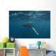 Underwater View Of A Humpback Whale In The Atlantic Ocean Wall Mural