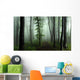 Spooky Foggy Forest Wall Decal