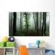Spooky Foggy Forest Wall Decal