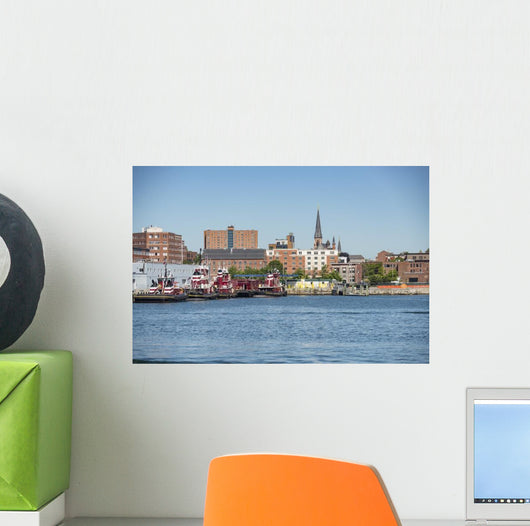 Portland Harbor Maine Wall Decal