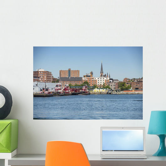 Portland Harbor Maine Wall Decal