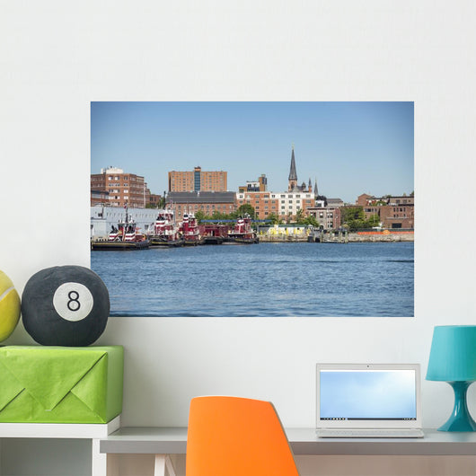 Portland Harbor Maine Wall Decal