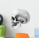 Human Skull Side Pencil Wall Decal