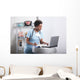 Cute Afro-american Doctor Her