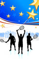 United States Tennis Team Wall Mural