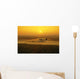 Floatplane Flying @ Sunset Matanuska Valley Sc Ak Summer Wall Mural