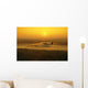 Floatplane Flying @ Sunset Matanuska Valley Sc Ak Summer Wall Mural