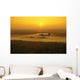 Floatplane Flying @ Sunset Matanuska Valley Sc Ak Summer Wall Mural