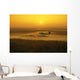 Floatplane Flying @ Sunset Matanuska Valley Sc Ak Summer Wall Mural