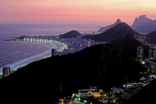 rio de janeiro by night Wall Mural
