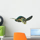 Hawksbill Sea Turtle Swimming Wall Decal