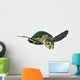 Hawksbill Sea Turtle Swimming Wall Decal