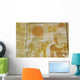 Ancient Egyptian Goddess Sekhmet and Seti Wall Mural
