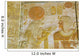 Ancient Egyptian Goddess Sekhmet and Seti Wall Mural