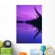 Spruce Trees & Mtns Reflect Wall Mural
