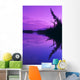 Spruce Trees & Mtns Reflect Wall Mural