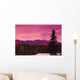 Sunrise Byers Lake Alaska Range Fall Southcentral Ak Wall Mural