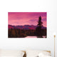 Sunrise Byers Lake Alaska Range Fall Southcentral Ak Wall Mural