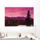 Sunrise Byers Lake Alaska Range Fall Southcentral Ak Wall Mural
