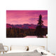 Sunrise Byers Lake Alaska Range Fall Southcentral Ak Wall Mural
